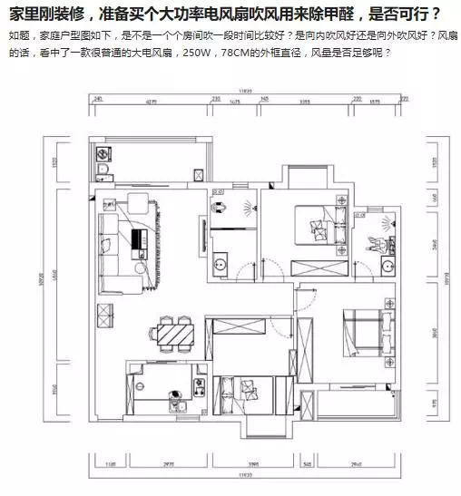 民间偏方“电扇除甲醛”大揭秘
